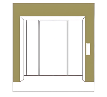Center-opening & double-folded